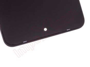 Black full screen Service Pack AMOLED with frame and front housing for Xiaomi 12 Lite, 2203129G